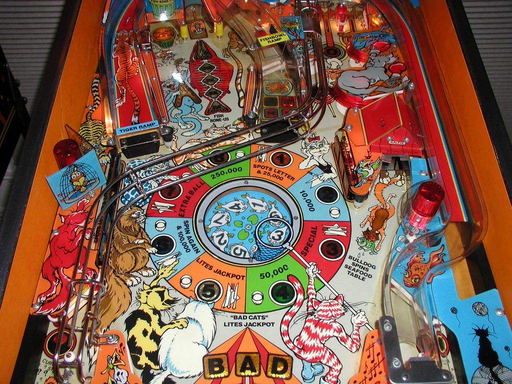 Bad Cats pinball machine