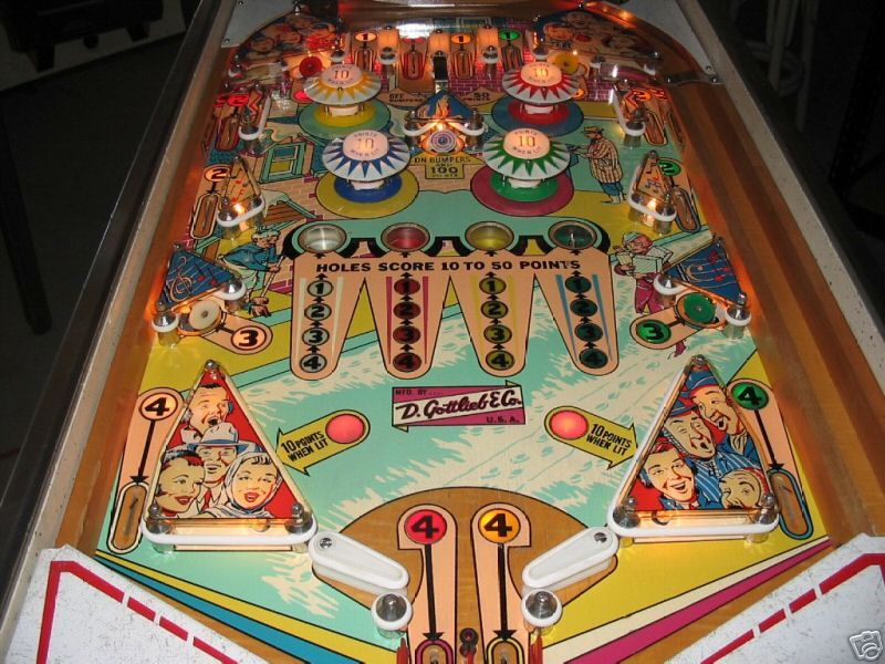 Melody pinball machine