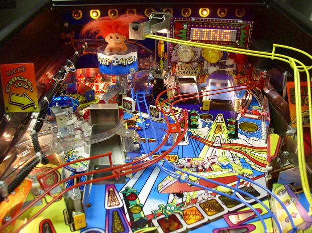 RollerCoaster Tycoon pinball machine